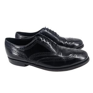 Florsheim Black Lexington Oxford Wingtip Dress Office Shoe Size 12 Corpore